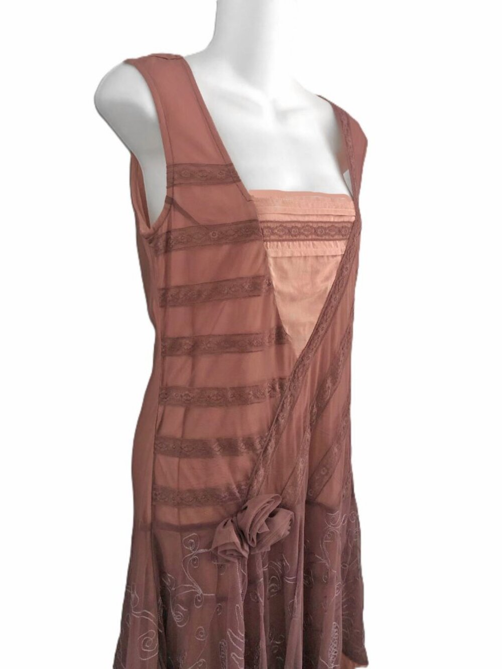 Nataya Vintage Inspired Flapper Gatsby 20s Dress NWOT Women's Small - Picture 4 of 13